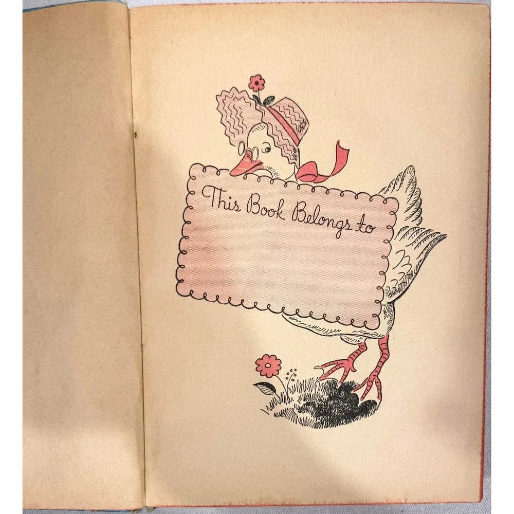 Vintage 1953 Mother Goose Complete Book of Nursery Rhymes Whitman Publishing